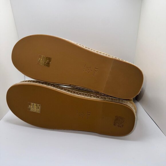 Christian Dior Granville Espadrille Boots Boots Suede Natural Beige EU 41 NIB - Picture 13 of 16